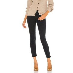 AGOLDE Toni Mid Rise Straight Leg Denim Jeans - Black Montage - Size 28